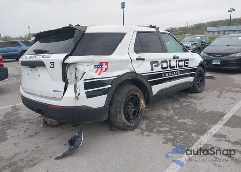2021 Ford Police Interceptor из США, поврежденный, VIN 1FM5K8ABXMGB24848